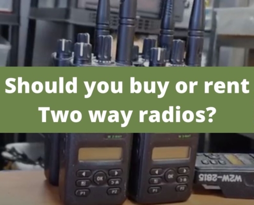 buy or rent two way radio