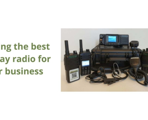 Choosing the best two-way radio for your business
