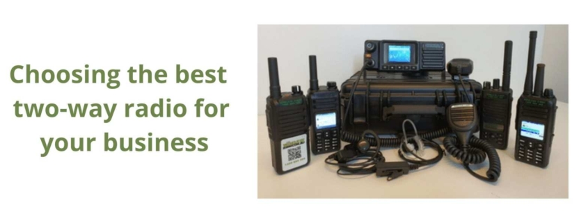 Choosing the best two-way radio for your business