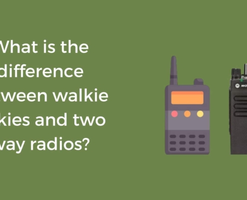 Walkie talkie and Two way radio