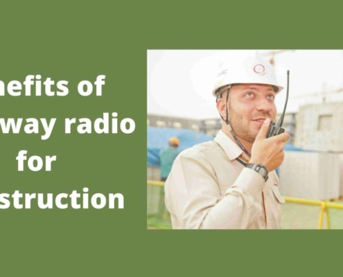 two-way radio for construction