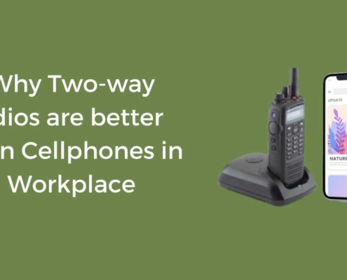Two way radio in workplace